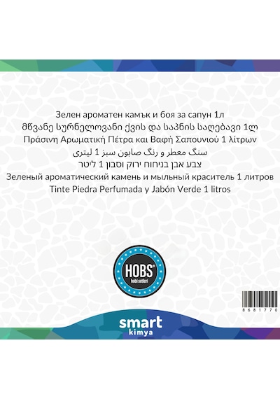 Hobs Yeşil Kokulu Taş Ve Sabun Boyası 1 Litre