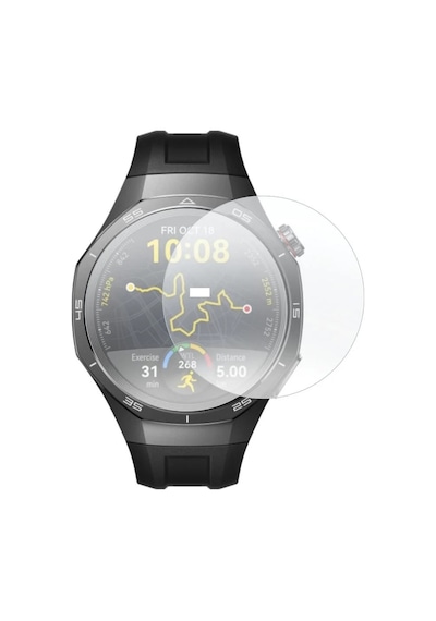 Huawei Watch 5 46mm Uyumlu 3 Adet Şeffaf Ultra Koruyucu Nano Jelatin