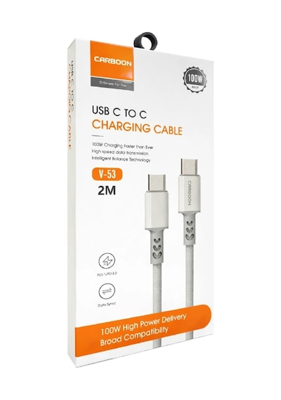 100w İphone İle Uyumlu 15/16/17 Ve Android İçin Type-c Pd Hızlı Örgülü Şarj Kablosu Usb-c Uyuml Standart