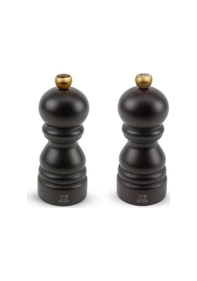Peugeot Paris Tuz+karabiber 2 Li Set Siyah 12 Cm Kutulu Ahşap