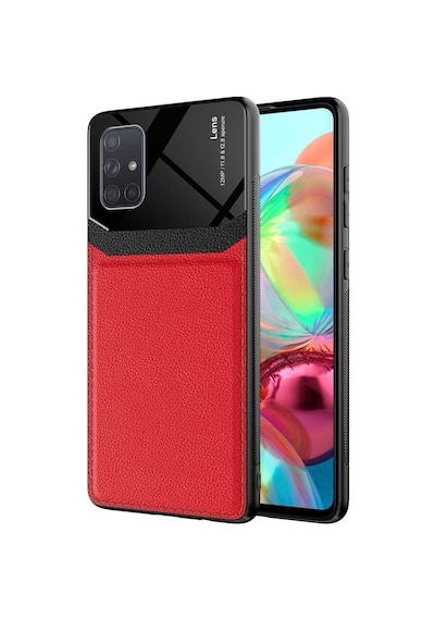 Galaxy A71 Kilif Zore Emiks Deri Görünümlü Kilif 500471320