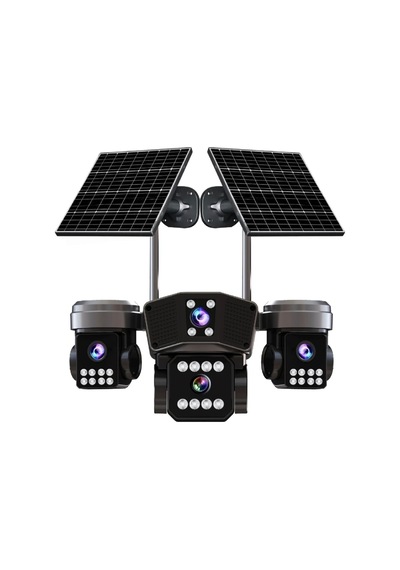 333 Aov Çift Solar Smart Güvenlik Kamerası 4 Lens Wi-fi Ptz Diğer