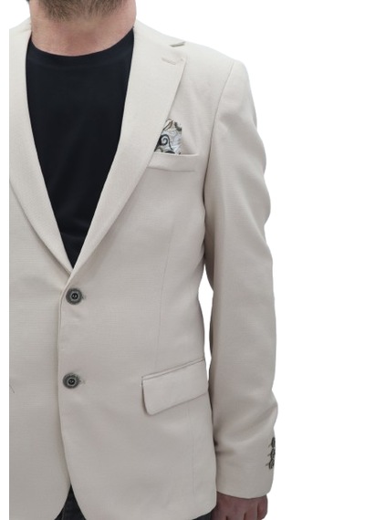 Twenhil Dmctekstil Erkek Ckt-200 Düz Klasik Kesim Normal Kalıp Çift Düğme Blazer Ceket Krem Twenhil Dmctekstil Erkek Ckt-200 Düz Klasik Kesim Normal Kalıp Çift Düğme Blazer Ceket Krem