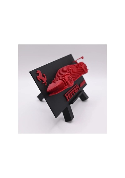 Ferrari 488 Katmanlı 1:24 Ölçekli Model Araç