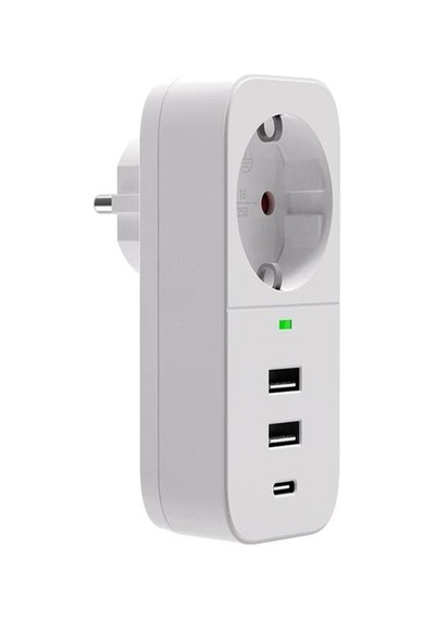 Ftr017 3in1 Termal Akım Korumalı 2usb-a 1soket 3680w 1 Pd Type