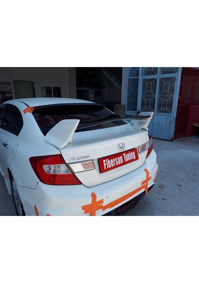 Honda Civic Fb7 Yüksek Spoiler ---Fibersan Tuning