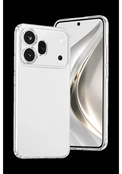 Huawei Honor 600 Pro Lüx Şeffaf Silikon - Şeffaf