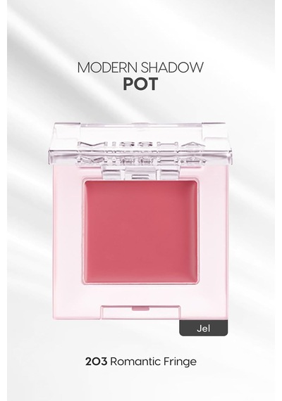 Parlak Jel Dokulu Tekli Göz Farı Modern Pot 203 Romantic Fringe 203 Romantic Fringe Diğer
