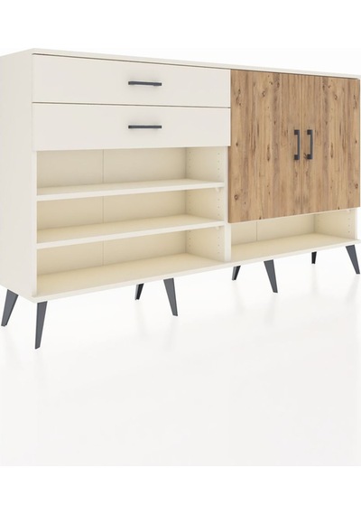 Arges Konsol 4 Raflı 2 Çekmeceli 2 Kapaklı 176x30x99 Aytaşı-çam/a Aytaşı-çam/aytaşı Arges Konsol 4 Raflı 2 Çekmeceli 2 Kapaklı 176x30x99 Aytaşı-çam/a Aytaşı-çam/aytaşı