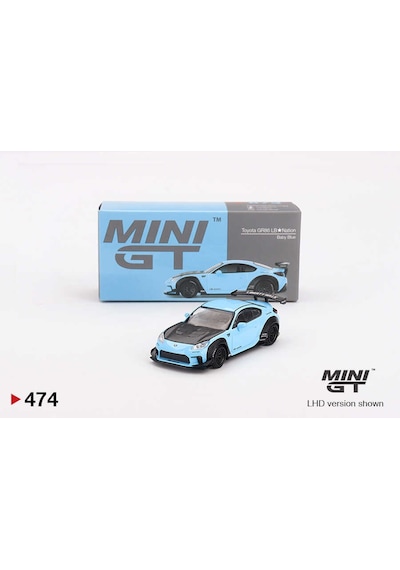 Mini Gt 1/64 873 Toyota Gr86 Lb Nation Baby Blue