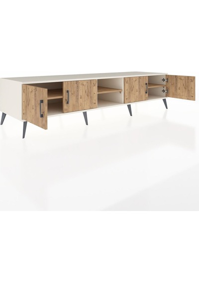 Kronos Tv Ünitesi 3 Raflı 4 Kapaklı 220x59x51 Aytaşı-çam Atlas Çam/atlas Çam - Aytası Kronos Tv Ünitesi 3 Raflı 4 Kapaklı 220x59x51 Aytaşı-çam Atlas Çam/atlas Çam - Aytası