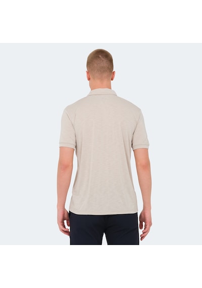 Slazenger KATSURO Erkek Polo Yaka Bej Tişört