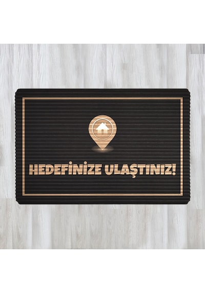 Evaşk Kapı Önü Paspası Vinil Kaymaz Tabanlı 40 X 60 Uvrub076