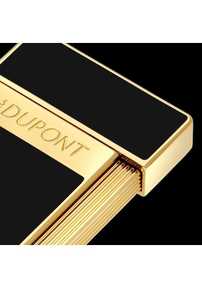 S.t. Dupont Slimmy Puro Çakmak Parlak Siyah Gold 28222