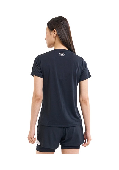Under Armour Tech Solid Kadın Siyah Yuvarlak Yaka Tişört Siyah
