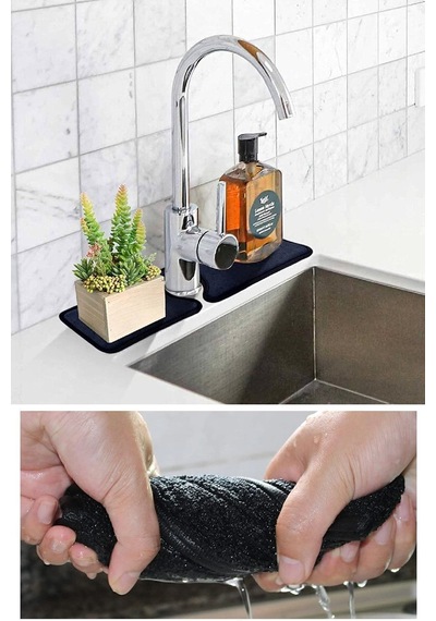 Evye Mutfak Lavabo Bataryası Musluk Altı Su Emici Matı Su Sızdırmaz Önleyici Mat Belirtilmemiş Çok R Diğer