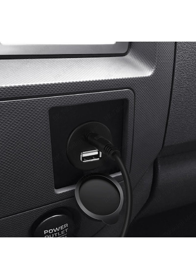 Araç Paneline Uygulanabilir Ses-USB Uzatma Kablosu - 2 Metre