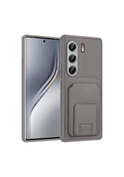 Nihcase Tecno Camon 40 Pro 5g Kılıf Kartlıklı Standlı Square Folding Kılıf