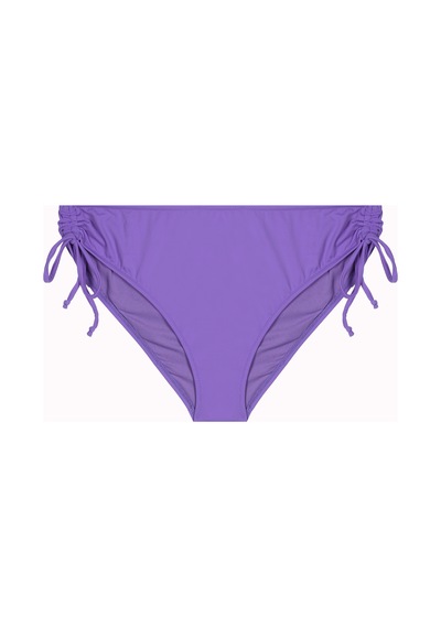 İpli Ayarlanabilir Bikini Alt Lila