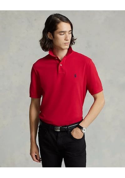 Polo Ralph Lauren Polo Yaka Erkek T-shırt 710666998003 Kırmızı