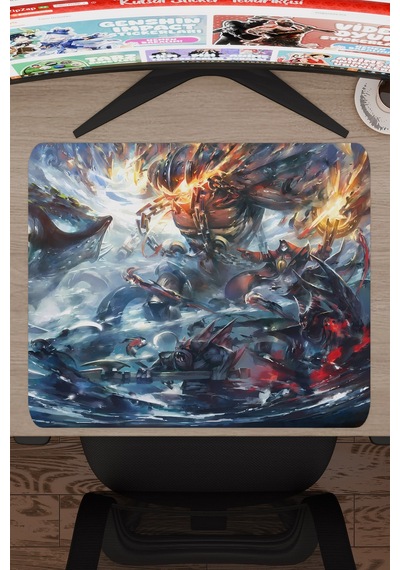 Dota 2 Kaymaz Dikişli Kauçuk Oyuncu Mousepad V4 - 48x40 Xl Gaming Mouse Pad Fare Altlığı