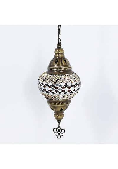 Dekoratif GELENEKSEL DESENLİ RENKLİ GECE LAMBASI MOZAİK AVİZE