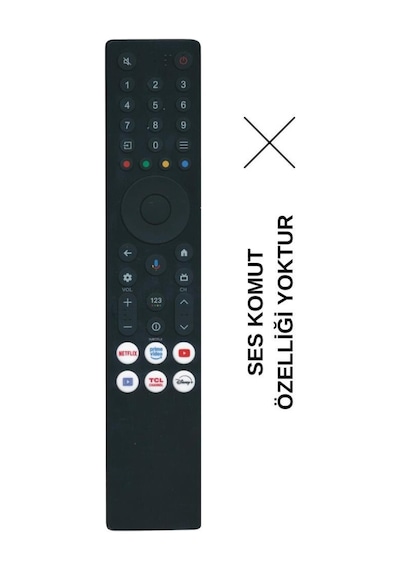 Tcl Rc833a Fmb1-ır Android Tv Kumanda - Ses Komutsuz