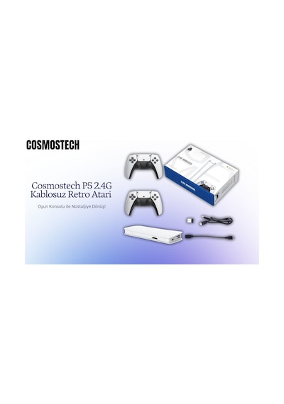 Cosmostech P5 2.4g Wireless Kablosuz Controller Retro i Video Game Oyun Konsolu