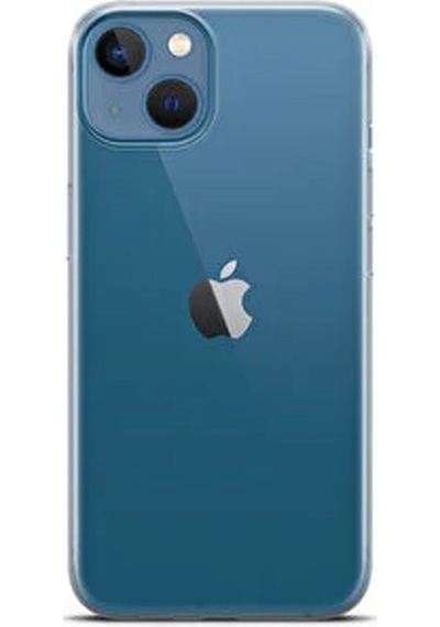 Apple Uyumlu iPhone 15 Şeffaf Arka Kapak Silikon Kılıf