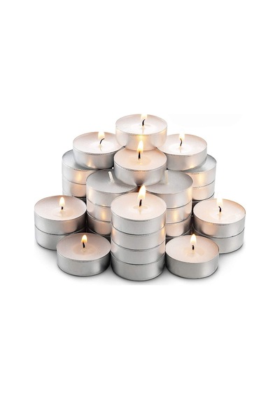 Vıp Kalite 100 Adet Beyaz Tea Light Mum Beyaz Mum Yılbaşı Mumları 100 Pcs Vıp White Tea Light Candle