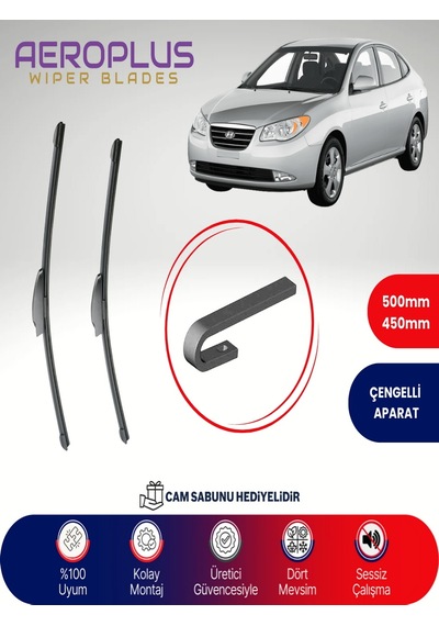 Aeroplus Hyundai Elantra Muz Silecek Takımı 2000-2010