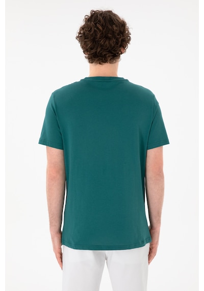 U.S. Polo Assn. Erkek Regular Fit Bisiklet Yaka Koyu Yeşil Basic Tişört 50305928-VR101 U.S. Polo Assn. Erkek Regular Fit Bisiklet Yaka Koyu Yeşil Basic Tişört 50305928-VR101