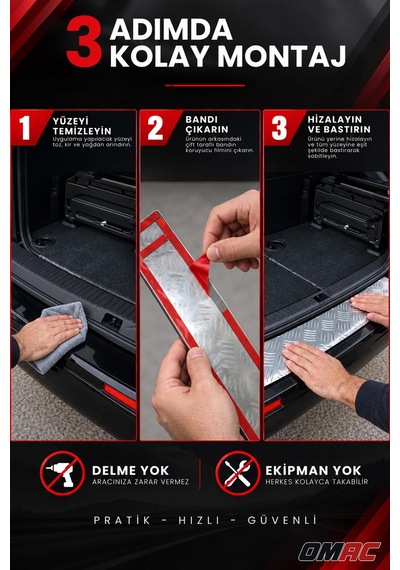 Opel Movano B 2010-2021 Uyumlu Mat Arka Tampon Eşiği Alüminyum Siyah
