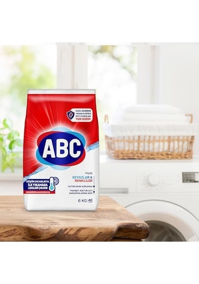 Abc Deterjan Matik Beyazlar & Renkliler 6 Kg