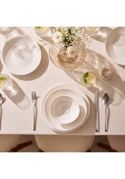 Aryıldız Venice White 24 Parça 6 Kişilik Yemek Takımı Renkli