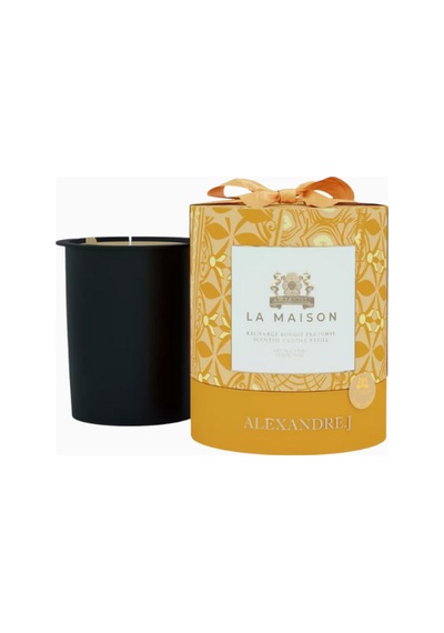Alexandre J Ivory Mum Ve Holder Hediye Seti 220g, Vanilya-beyaz Çikolata Altın