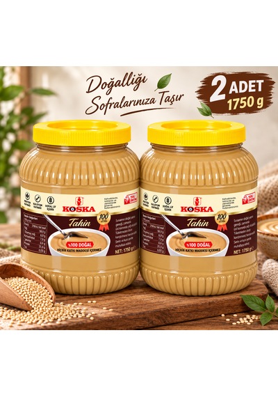 Koska Doğal Tahin 1750 G X 2 Adet