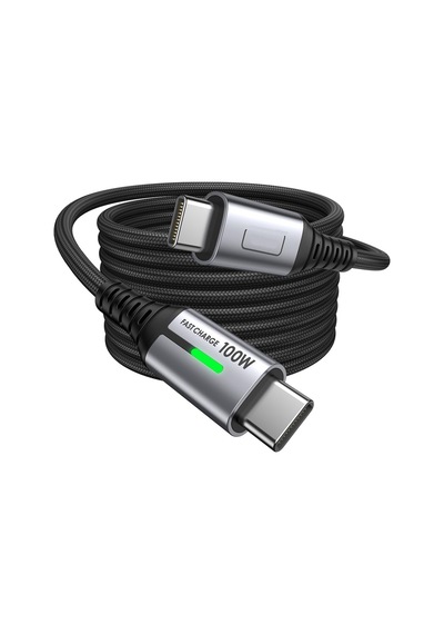 100w Super Fast Charging Type C To Type C Tablet Telefon Laptop Şarj Kablosu 120cm Süper Hızlı Usc C Şarj Kablo