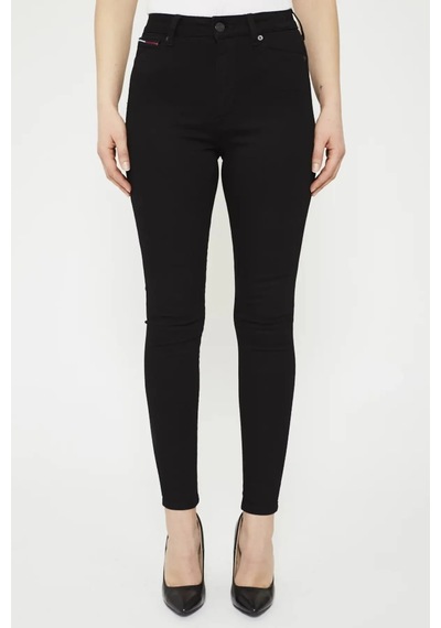 Tommy Hilfiger Sylvıa Hr Super Skny, 1bz Siyah Kadın Kot Pantolon