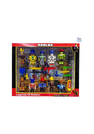 Oyuncak Roblox Figürleri Toplam 24 Parça Büyük Boy 10 Karakterli Figür Set