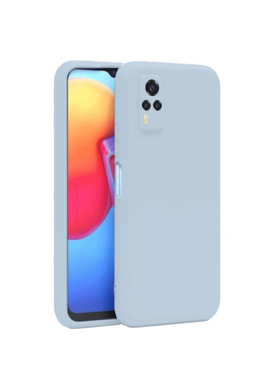 Y53s Kılıf Nano İçi Kadife Silikon - Buz Mavi