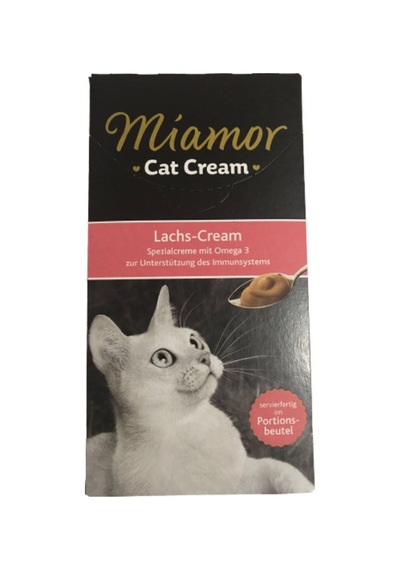 Cat Cream Lachs Cream Somonlu Yetişkin Kedi Sıvı Ödül Tamamlayıcı Mama 6x15gr