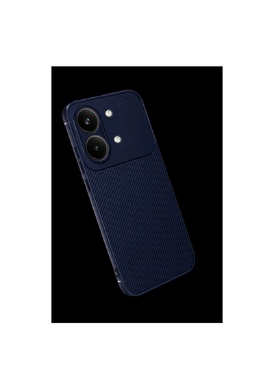 Poco X8 Pro Max Auto Focus Karbon Kapak - Lacivert İtdark57314