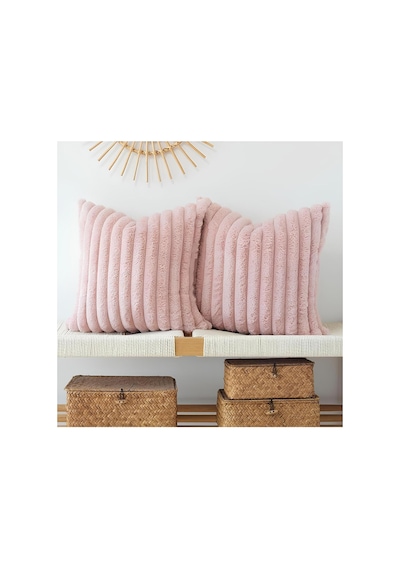 Enc Home 43 43 Pembe Siena Kırlent Kılıfı