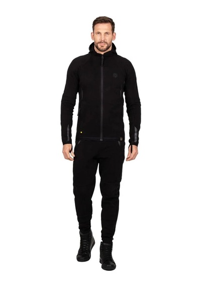 Knox Shield Hoody Aaa Korumalı Kapüşonlu Motosiklet Montu Siyah