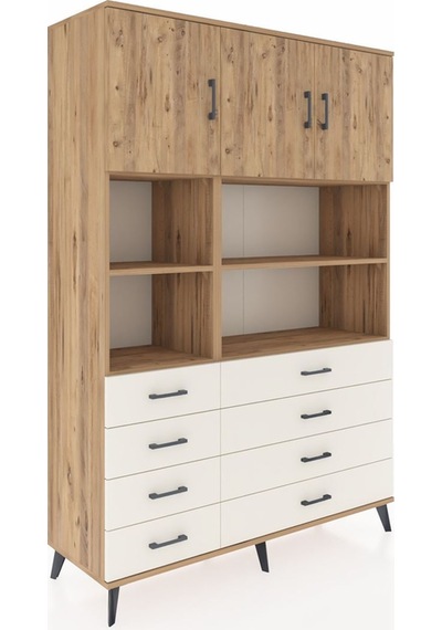 Hyperion Dolap 8 Raflı 8 Çekmeceli 3 Kapaklı 132x44x195 Çam-çam/aytaşı Atlas Çam/aytası - Atlas Çam Hyperion Dolap 8 Raflı 8 Çekmeceli 3 Kapaklı 132x44x195 Çam-çam/aytaşı Atlas Çam/aytası - Atlas Çam