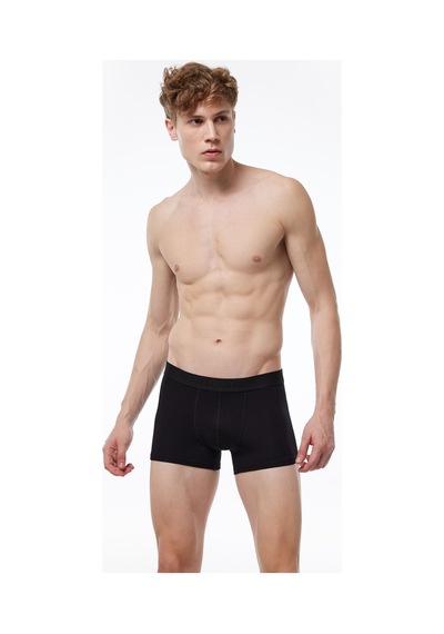 Malabadi Erkek Siyah Beyaz Gri 3 Lü Paket Modal Kısa Boxer 011