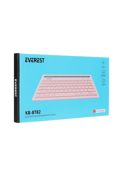 Everest KB-BT82 Bluetooth Ultra İnce Şarjlı Q Klavye