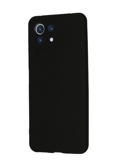 Mi 11 Lite Kılıf Nano İçi Kadife Silikon - Siyah Çok Renkli