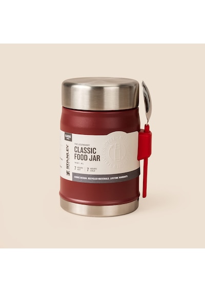 Termos The Legendary Food Jar + Spork Cranberry - 400 Ml Çok Renkli